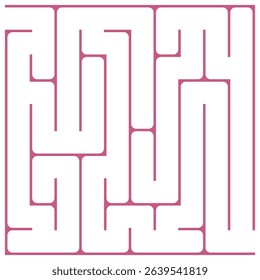 Maze, labyrinth puzzle game. Riddle, brain-teaser game concept 