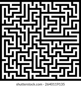 Maze, labyrinth puzzle game. Riddle, brain-teaser game concept 