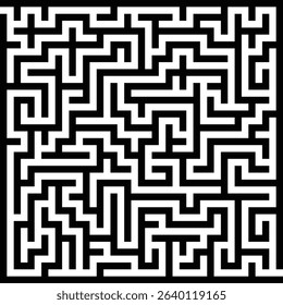 Maze, labyrinth puzzle game. Riddle, brain-teaser game concept 