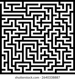 Maze, labyrinth puzzle game. Riddle, brain-teaser game concept 