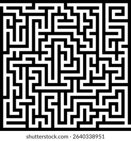 Maze, labyrinth puzzle game. Riddle, brain-teaser game concept 