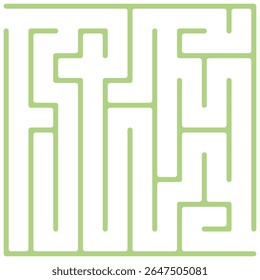 Labirinto, labirinto jogo de quebra-cabeça. Enigma, conceito de jogo de teaser cerebral