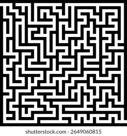 Maze, labyrinth puzzle game. Riddle, brain-teaser game concept