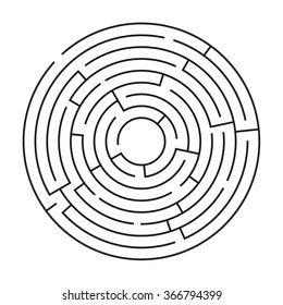 Maze / labyrinth, vector illustration