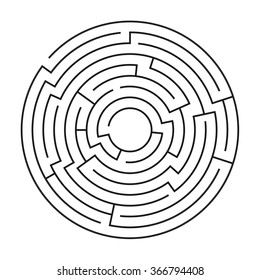 Maze / labyrinth, vector illustration