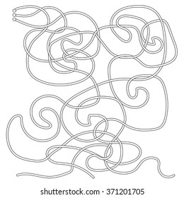 Maze / labyrinth, vector illustration