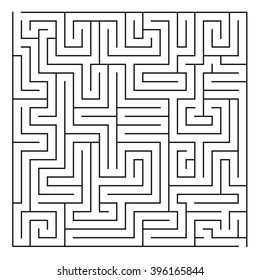 Maze / labyrinth, vector illustration