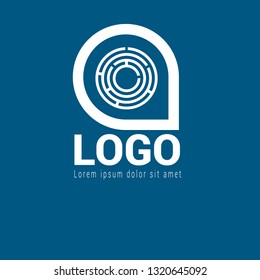 maze logo concept. Designed for your web site design, logo, app, UI