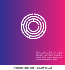 maze logo concept. Designed for your web site design, logo, app, UI