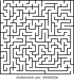 Maze of medium complexity