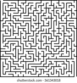 Maze of medium complexity