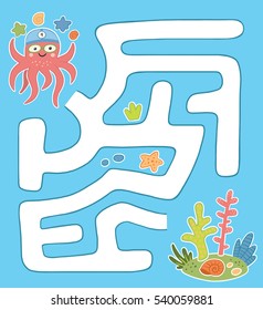 maze octopus 
