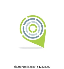 MAZE PIN LOGO
