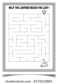 Maze puzzle activity book challenge