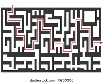 the maze puzzle background