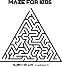Maze Puzzle Book Pages For Kids 