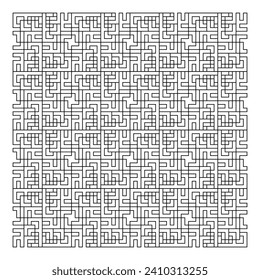 Maze puzzle game vector pattern
