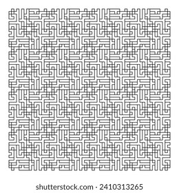 Maze puzzle game vector pattern