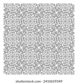 Maze puzzle game vector pattern