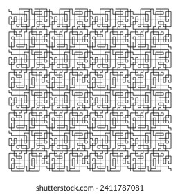 Maze puzzle game vector pattern