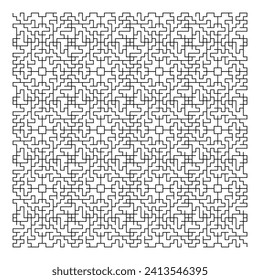Maze puzzle game vector pattern