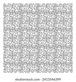 Maze puzzle game vector pattern
