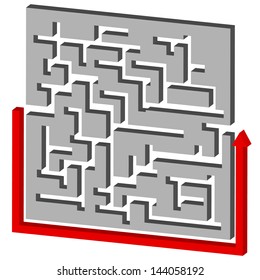 Maze Puzzle Solution