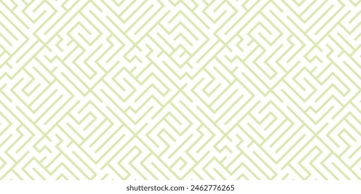 Maze Seamless Pattern Backgrounds. Vector. 