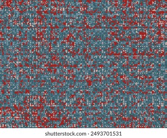 maze Seamless Pattern. Turkish Mosque Window Shape. Arabic Mosaic Watercolor Ornament Background. Eid Mubarak Muslim Decoration.