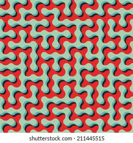 Maze. Patrón sin foco. Ilustración vectorial.