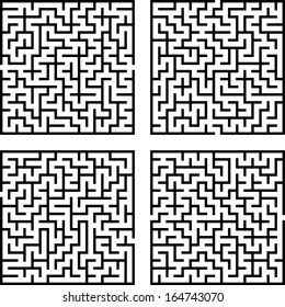 maze set (vector)