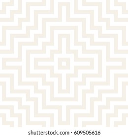 Maze Tangled Lines Contemporary Graphic. Abstract Geometric Background Design. Subtle Vector Seamless Pattern.