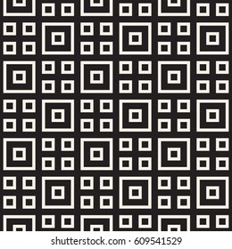 Maze Tangled Lines Contemporary Graphic. Abstract Geometric Background Design. Vector Seamless Pattern.