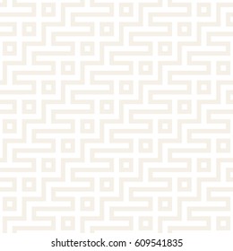 Maze Tangled Lines Contemporary Graphic. Abstract Geometric Background Design. Vector Seamless Pattern.