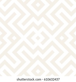 Maze Tangled Lines Contemporary Graphic. Abstract Geometric Background Design. Vector Seamless Pattern.