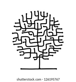 Maze tree for your design