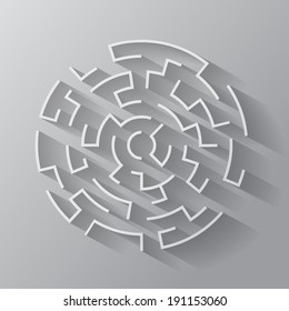 Maze. Vector format