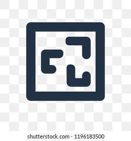 Maze vector icon isolated on transparent background, Maze transparency concept can be used web and mobile
