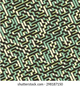 Maze. Ilustración Vectorial Del Laberinto. Se Puede Utilizar Para Papel De Fondo, Fondo, Portada Del Libro.