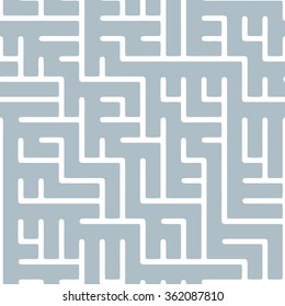 maze - vector seamless pattern