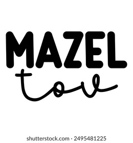 Mazel Tov T shirt Design Lover