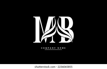 MB, BM Abstract Letters Logo Monogram