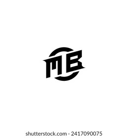 Logo inicial del juego MB, diseño de banners para tu equipo de deportes electrónicos o streaming