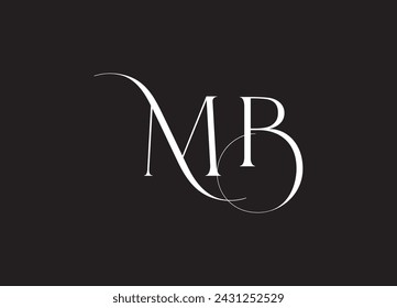 MB Letter Logo Design AND INITIAL LOGO