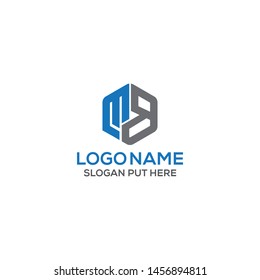 MB Letter logo design template