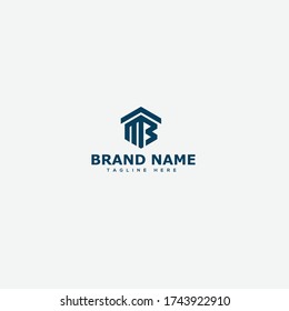 MB Letter Logo Design Template Vector