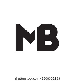 MB letter logo, MB initial logo vector logo