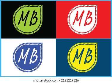 MB letter new logo and icon design