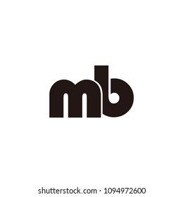 mb letter vector logo