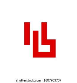 mb logo design simple modern template